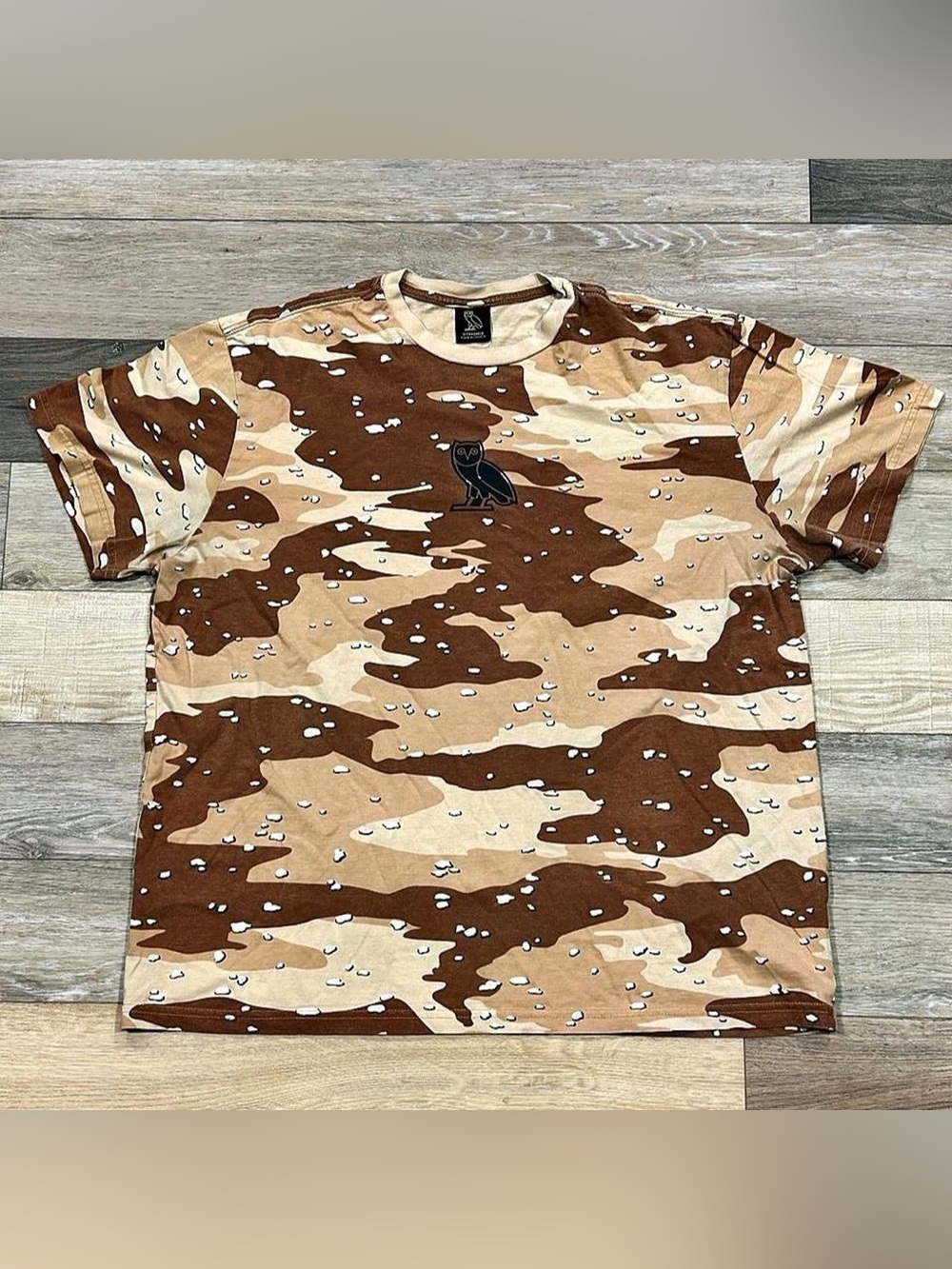 OVO Desert Camo Short-Sleeve Tee - Tan & Brown